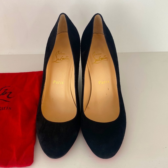 Christian Louboutin Suede Wedges🌹💋 - Picture 2 of 9